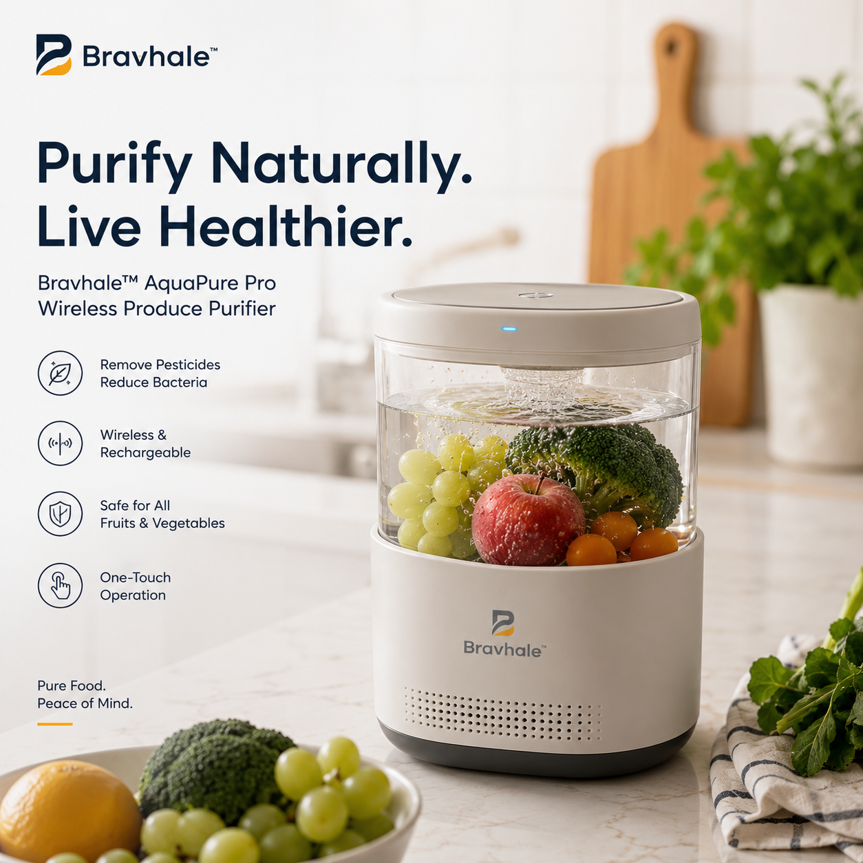 Bravhale™ FreshGuard HydroClean Station