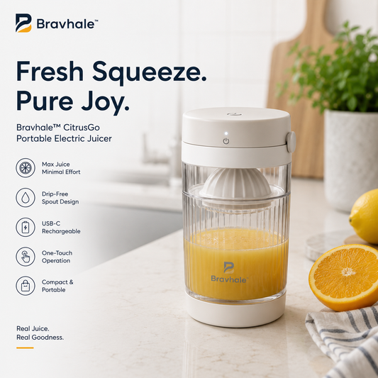 Bravhale™ ZestFlow One-Touch Citrus Press